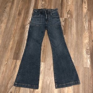 American Eagle hi-rise flare jeans